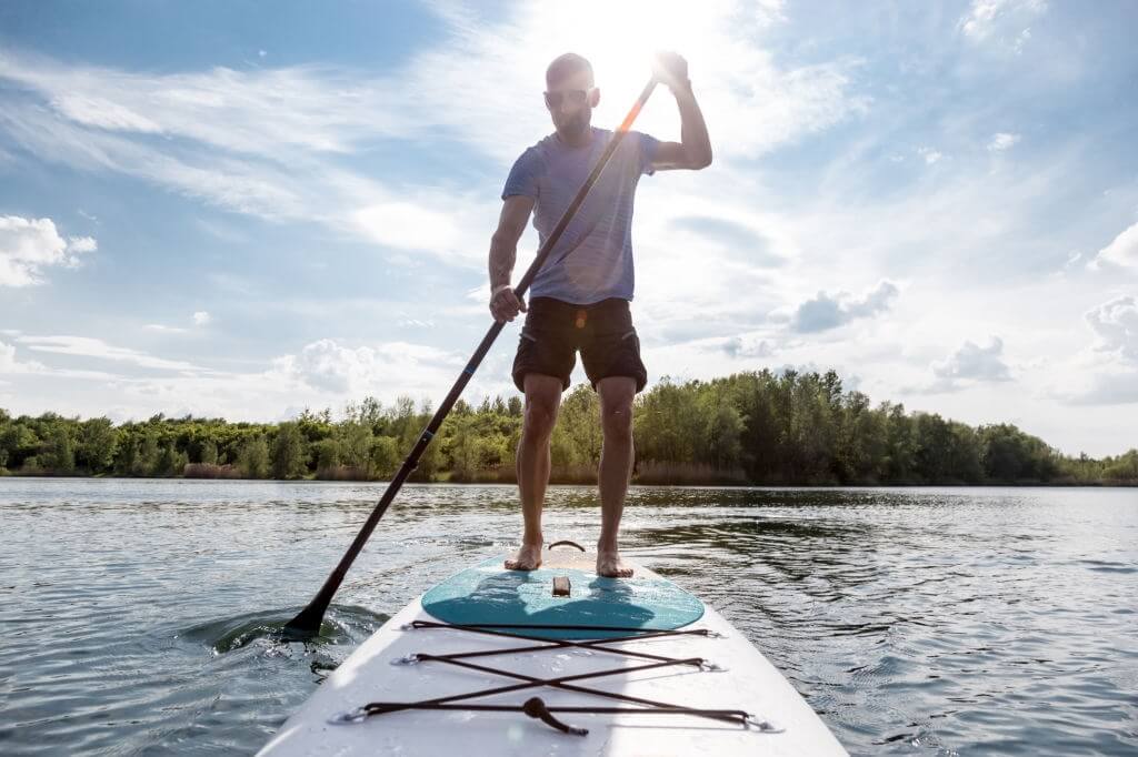 Paddleboarding in Canada