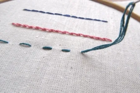 Using Straight Stitch in Embroidery